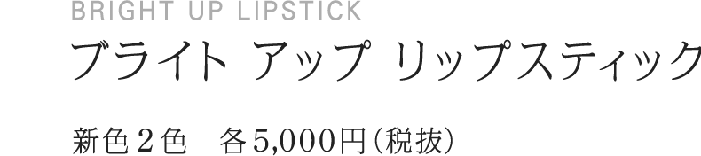 BRIGHT UP LIPSTICK ブライト アップ リップスティック